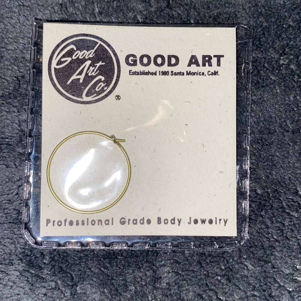 20 gauge Niobium Hoops by Good Art Co